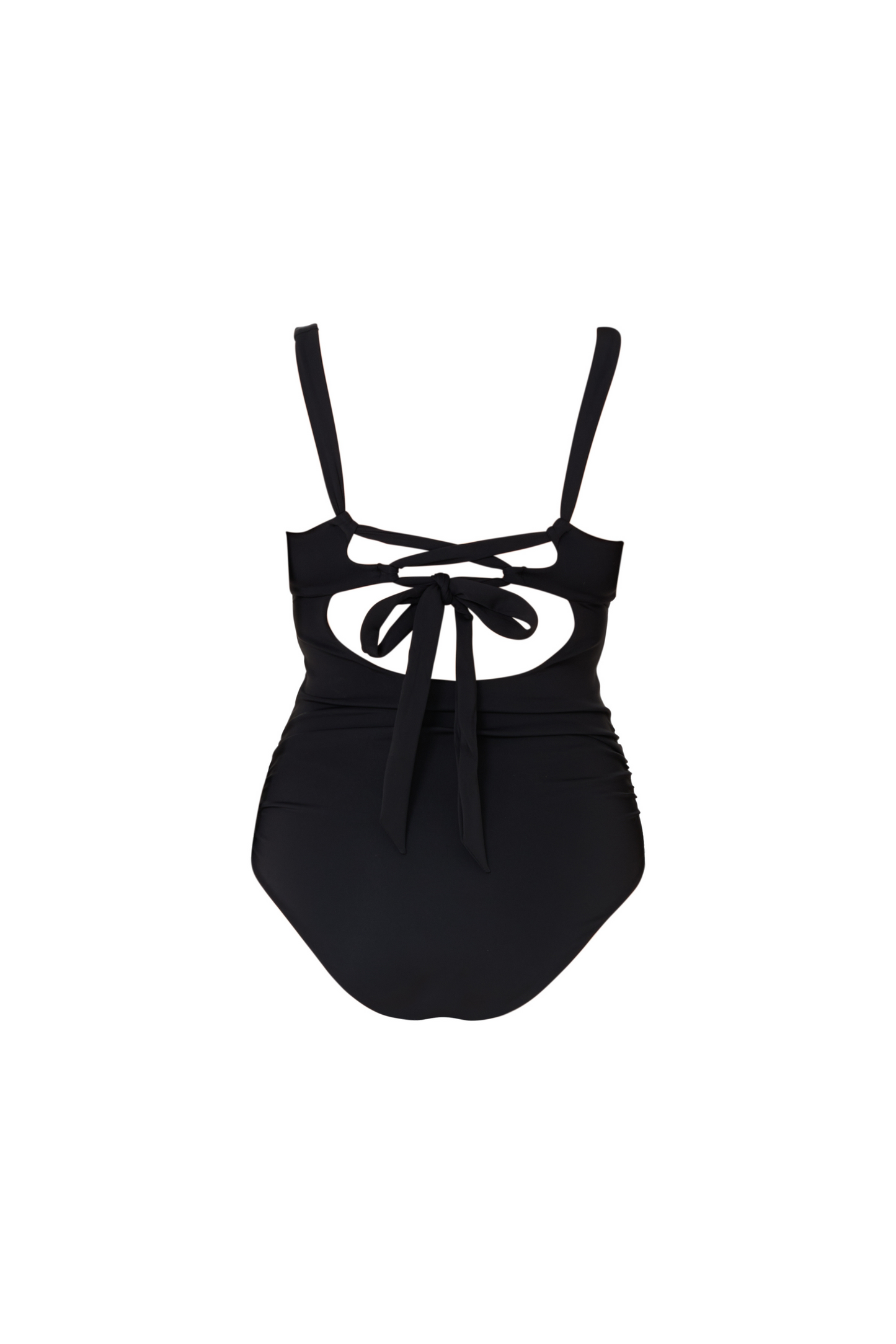 Plunging V-Neckline SMOOTH BLACK