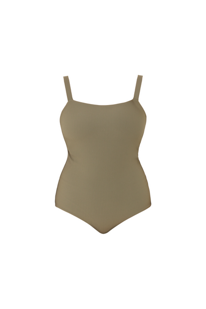 The Classic Low-Cut Leg OLIVE RIB