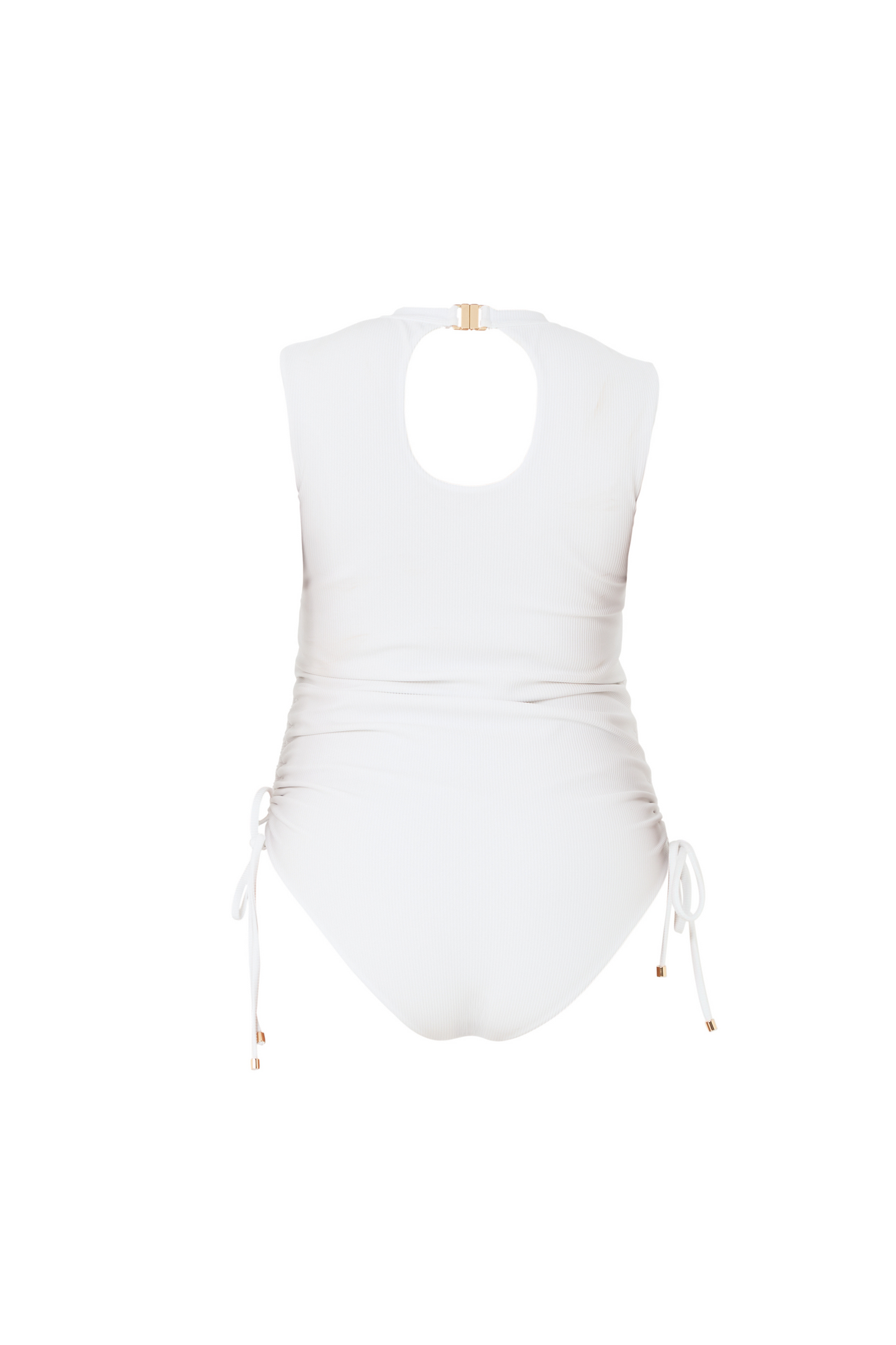 The High Neck WHITE RIB
